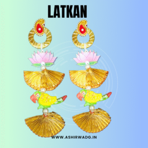 Traditional Parrot and Lotus Latkan