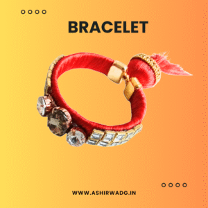 Radiant Red Thread Bracelet – Traditional Elegance with a Touch of Sparkle