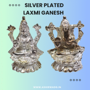 Laxmi Ganesh Silver Plated Pair Of 1