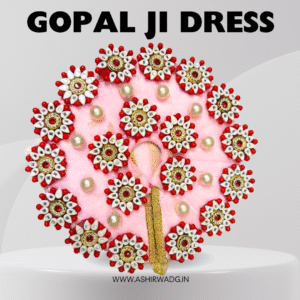 Laddu Gopal Fancy Dress with Mukut and Patka
