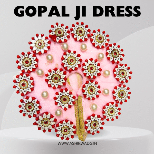 Laddu Gopal Fancy Dress with Mukut and Patka
