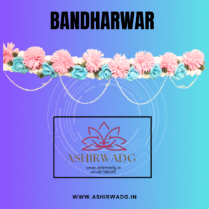 Floral Pearl Garland – Handcrafted Toran
