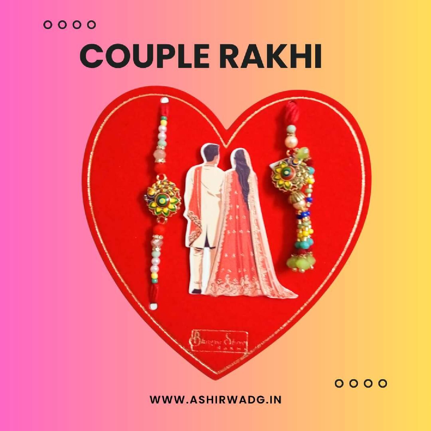 Couple Rakhi & Lumba Set