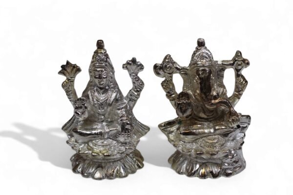 Laxmi Ganesh Silver Plated Pair Of 1 - Image 2