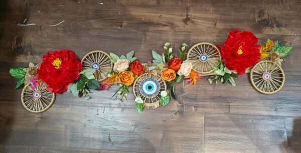 Evil Eye Floral Toran – Protection Meets Elegance - Image 2