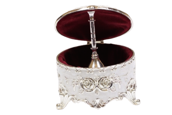 Silver Plated Vintage-Inspired Supari Dan Box - Image 2