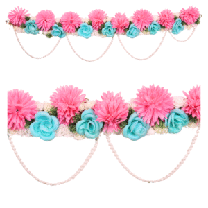 PINK ROSE BEADS TORAN DIWALI TORAN